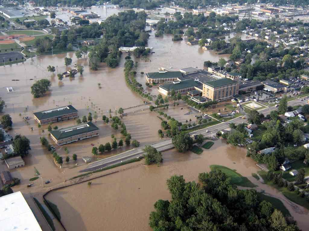 2008 Columbus Flood aftermath near Pleasant Grove