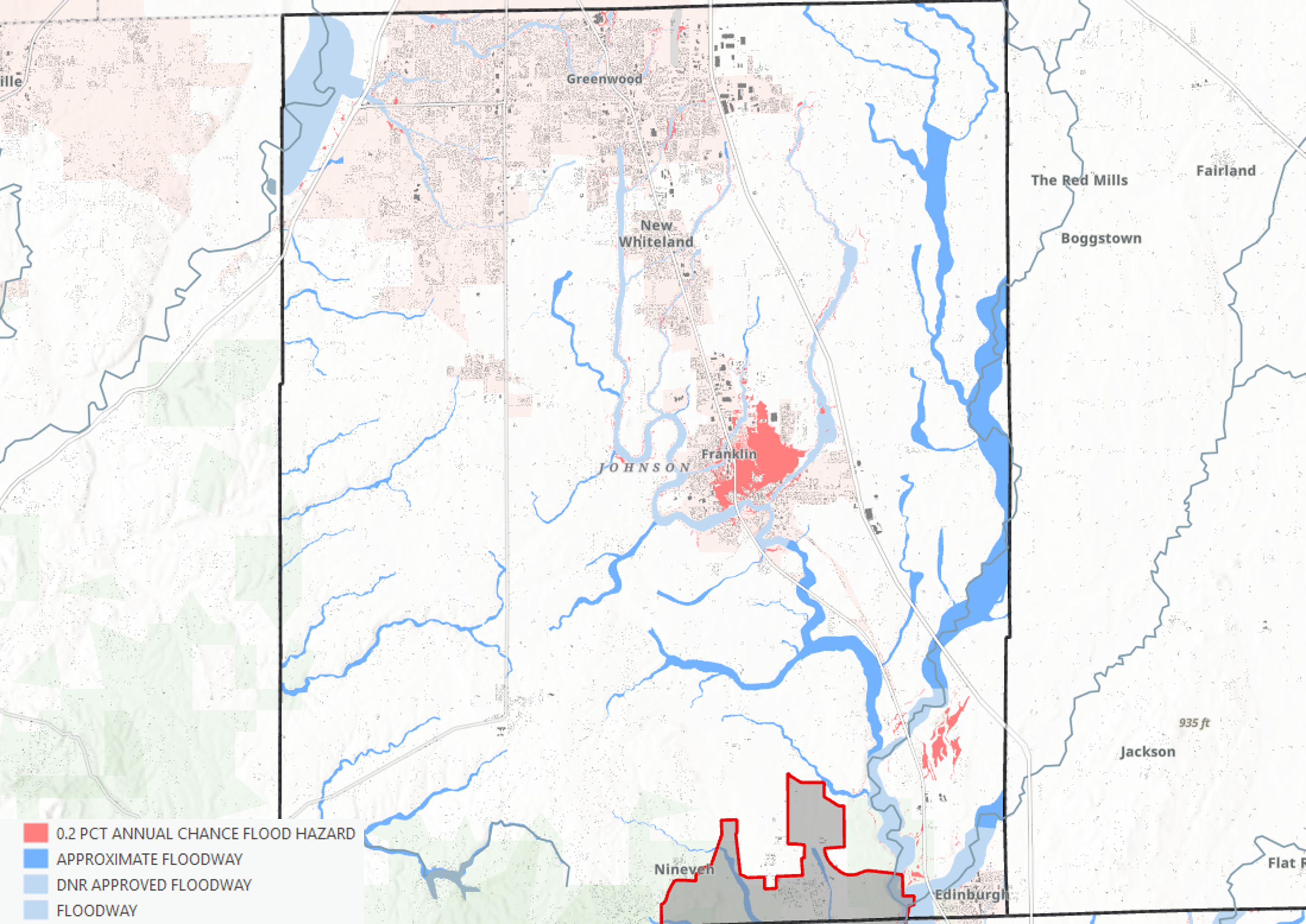 Johnson County Floodplain Map